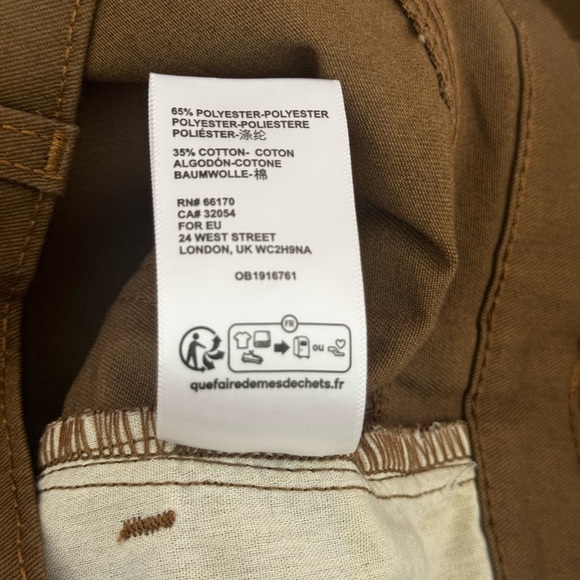 Urban Outfitters Men’s Chino Pants – Brown – Size 30W x 32L – NEW - Picture 5 of 6